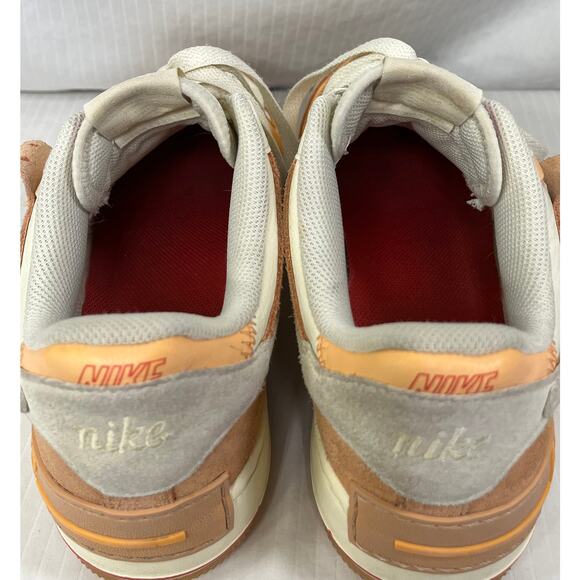 Women's Nike Air Force 1 AF1 Peach Shadow Sneakers Reg Size 9 - Picture 3 of 9